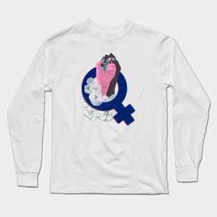 The feminist flourish, sisterhood Long Sleeve T-Shirt